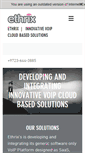 Mobile Screenshot of ethrix.com